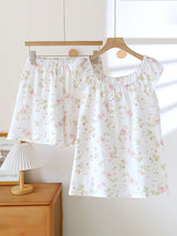 Cotton Tulip Short Sleeve Pajama Set
