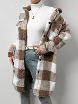 Plaid Fleece Jacket