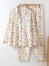 Cotton Floral Printed Pajama Set