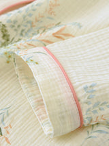 Two Pieces Floral Long Sleeve Pajamas