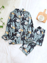 Printed Long Sleeve Pajama Set