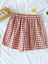 Classic Plaid Pajama Shorts