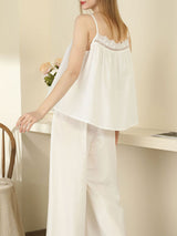 Cotton Lace Camisole Pajama Set