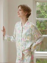 Kafiloe Pastel Garden Pajama Set