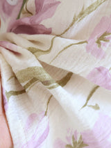 Purple Floral Printed Cotton Pajama Set