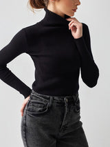 Turtleneck Knit Pullover