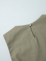 Sleeveless Tank Top & Skirt Set