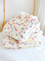 Colorful Dots Fleece Pajama Set