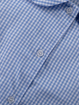 Ruffle Sleeve Plaid Shirt & Pants Set