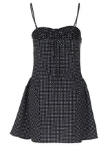 Polka Dot Flare Mini Dress