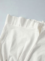 Lace-up Long Sleeve Shirt & Shorts Set