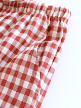 Cotton Check Printed Couple Pajama Pants