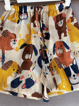 Cute Cartoon Print Pajama Pants