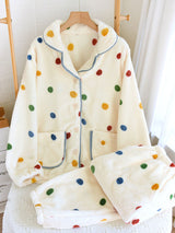 Flannel Long Sleeve Pajama Set