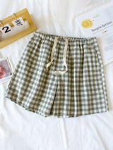 Classic Plaid Pajama Shorts