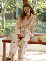 Kafiloe Capybara Cotton Pajama Set
