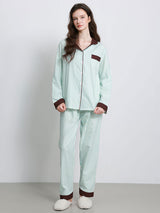 Kafiloe Striped Cotton Pajama Set
