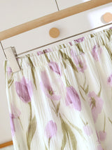 Cotton Tulip Short Sleeve Pajama Set
