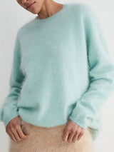 Solid Crew Neck Sweater