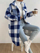 Plaid Fleece Jacket