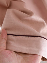 Solid Cotton Couple Pajama Set