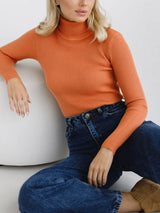Turtleneck Knit Pullover