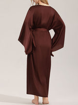 Kafiloe Soft Brown Two Piece Nightgown Set