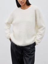 Solid Crew Neck Sweater