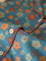 Small Flowers Cotton Pajama Set