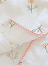 Small Flower Print Shirt Pajamas Set