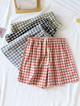 Classic Plaid Pajama Shorts