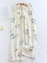 Printed Long Cotton Pajama Pants