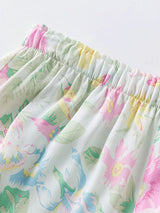 Kafiloe Pastel Garden Pajama Set