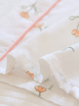 Small Flower Print Shirt Pajamas Set