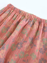 Retro Floral Cotton Pajama Set