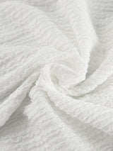 Solid Tie Front Vest & Shorts Set