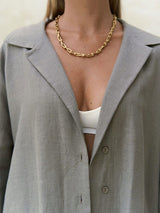 Button Down Shirt With Long Pants Set