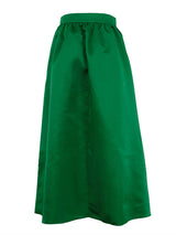 Satin Solid Color High Waist Maxi Skirts