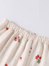 Little Strawberry Print Pajama Set