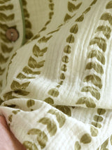 Green Leaves Cotton Pajama Set