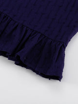 Jacquard Short Sleeve Shirt & Shorts Two Piece Set