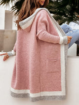 Contract Open Front Long Cardigan