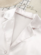 Satin Two Piece Lounge Set