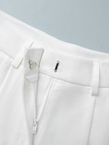 Tailored Button Fly Women Shorts