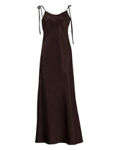 Spaghetti Strap Backless Maxi Dress