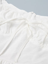 Bow Tie Off Shoulder Mini Dress