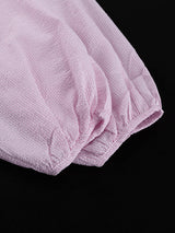 Striped Ruffle Two Piece Shorts Set