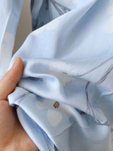 Satin Flower Print Pajama Set