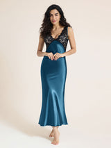 Kafiloe Lace Trim Camisole Nightgown