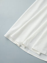 Square Neck High Waist Midi Dress